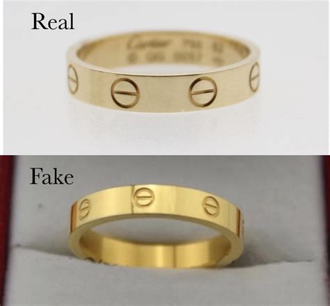 cartier love ring replica vs real|faux cartier love ring.